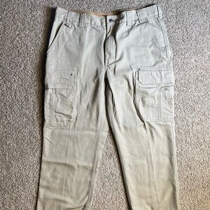 Duluth Trading fire hose cargo pants 40 x 28 pockets cotton workwear men utility